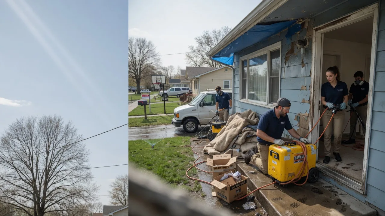 Basement Flood Cleanup in Lancaster, OH near me